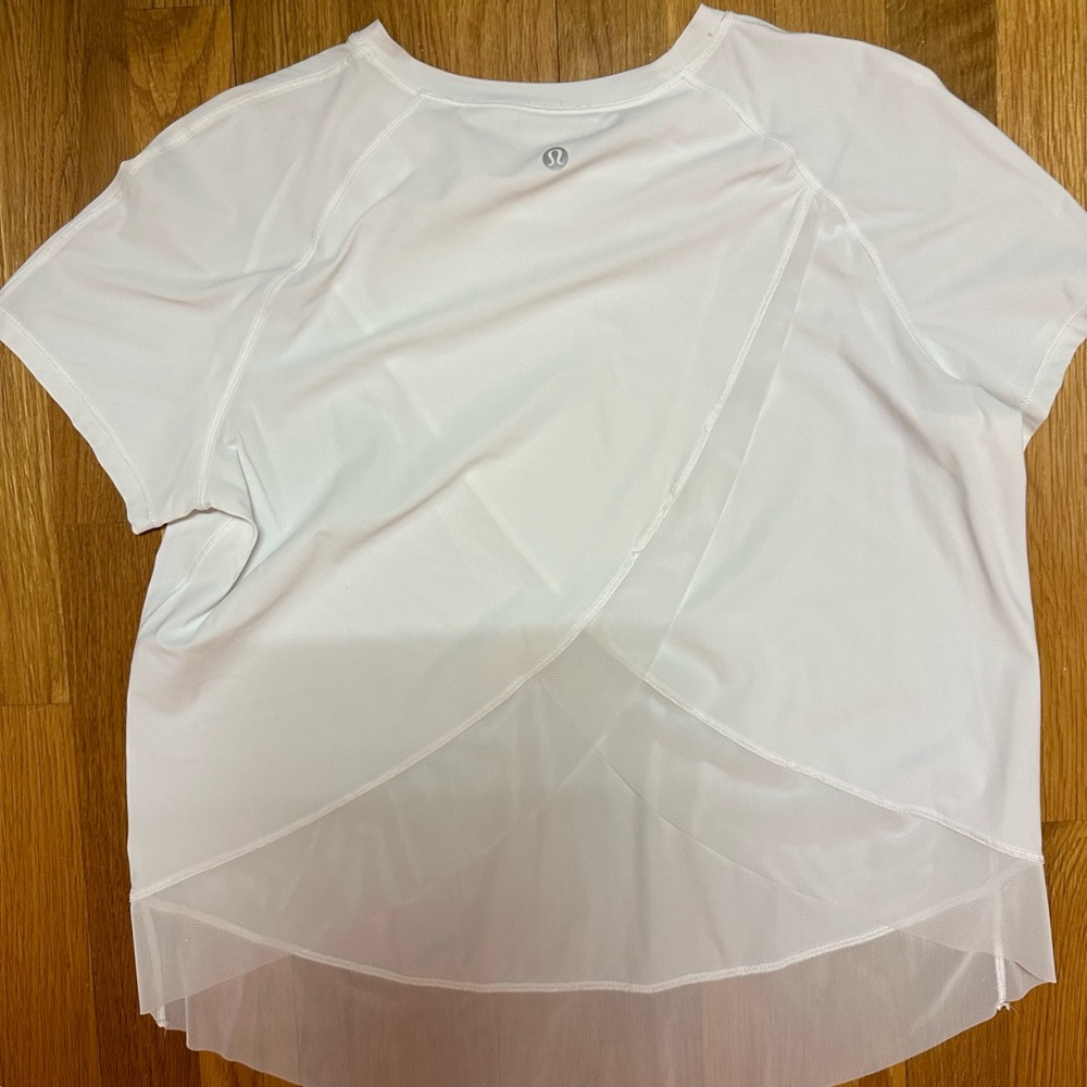 Lululemon White Short Sleeve